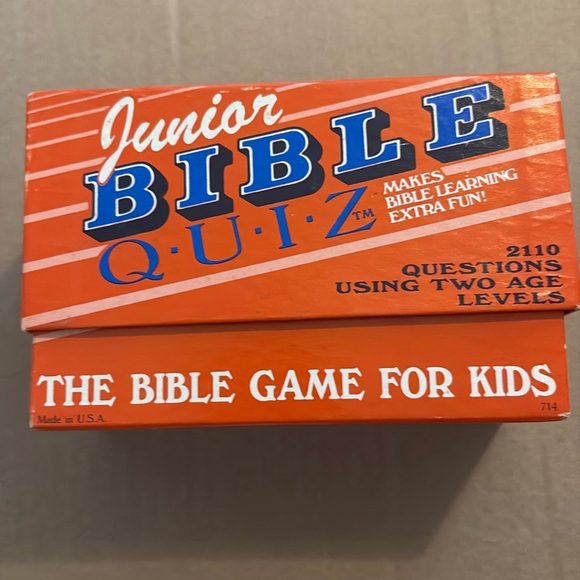 Other - Junior Bible Quiz Game